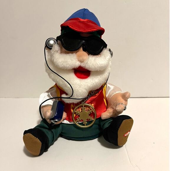 VTG Gemmy Hip Hop Santa Sings Jingle Bells Rap Version Animated - Picture 1 of 3